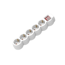 5 way extension cord multiple socket with switch
